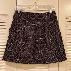 LOFT Shimmery Black Skirt